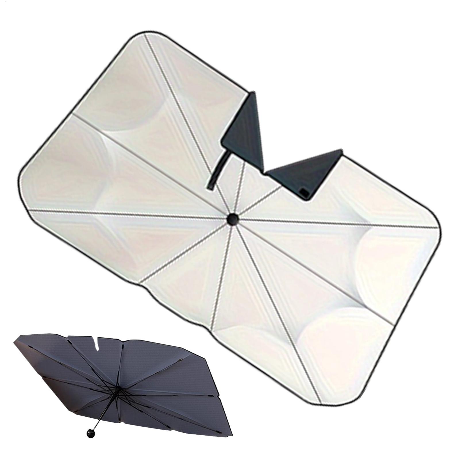 Car Sunshade Windshield Umbrella Foldable - Portable Car Sun Shade Umbrella for