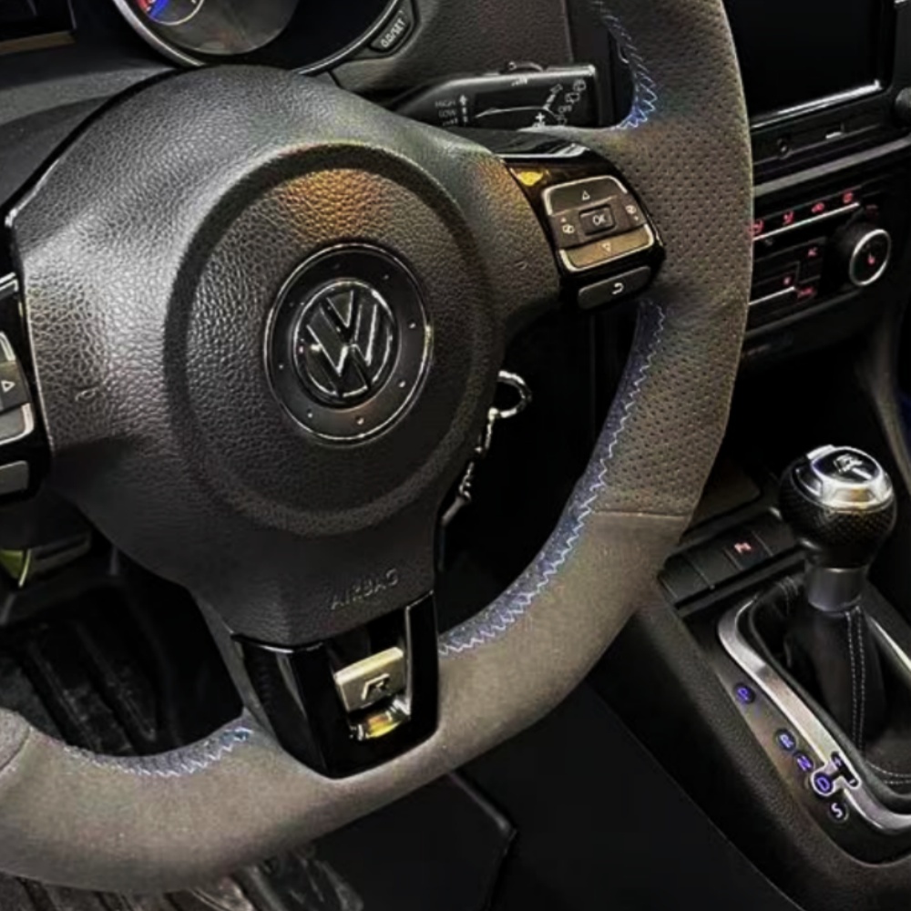 Custom Car Steering Wheel Cove - Car Steering Wheel Cover Anti Slip Breathable recension och pris