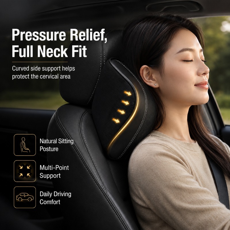 Memory Foam Car Neck Pillow Lu - Memory Foam Car Neck Pillow Lumbar Support recension och pris