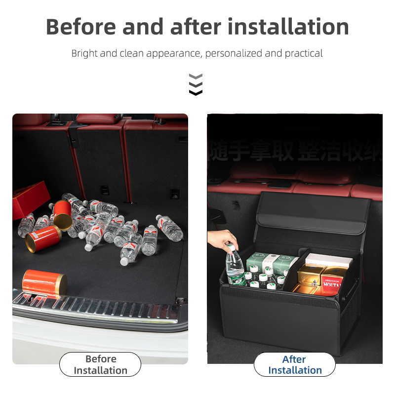 For Porsche Cayenne Macan Pana - Car Trunk Organizer Foldable Storage Box recension och pris
