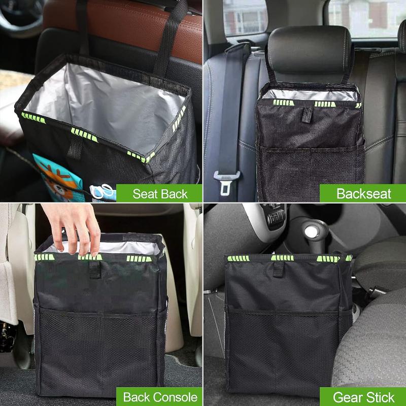 Foldable Car Trash Can With St - Waterproof Car Trash Can With Lid recension och pris