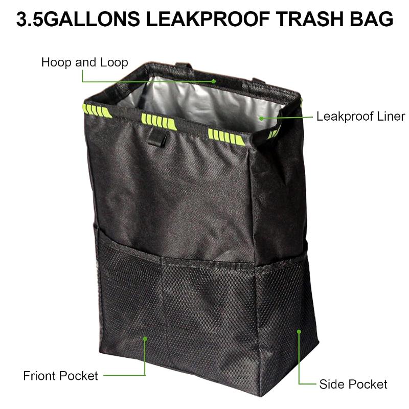 Foldable Car Trash Can With St - Waterproof Car Trash Can With Lid recension och pris