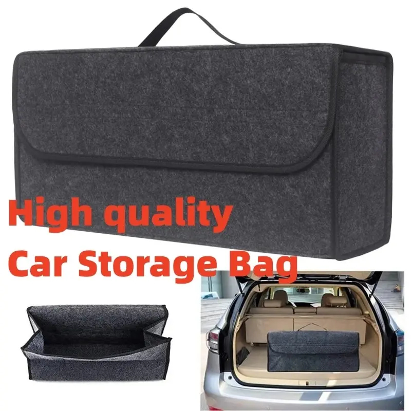 Car Trunk Storage Box Felt Fol - Car Trunk Organizer Foldable Storage Box recension och pris