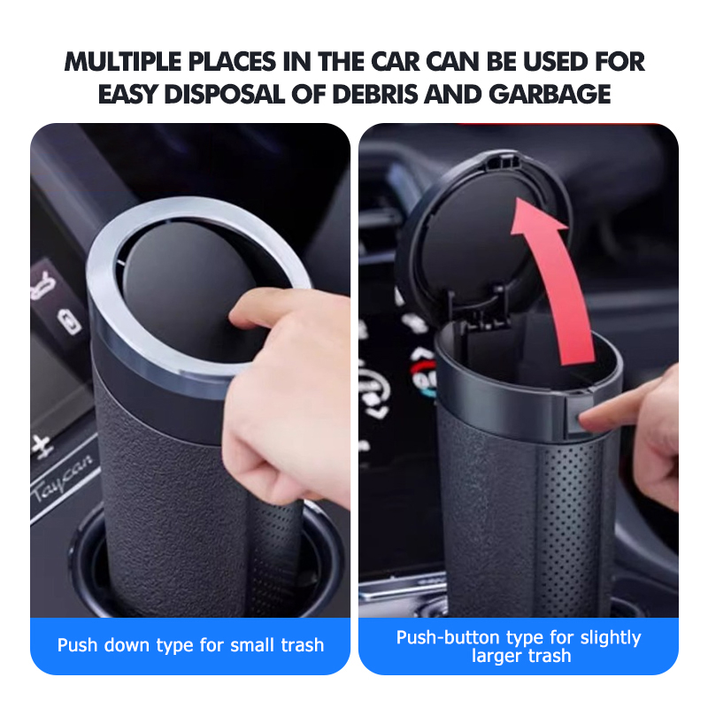 Car Trash Can Durable Waterpro - Waterproof Car Trash Can With Lid recension och pris