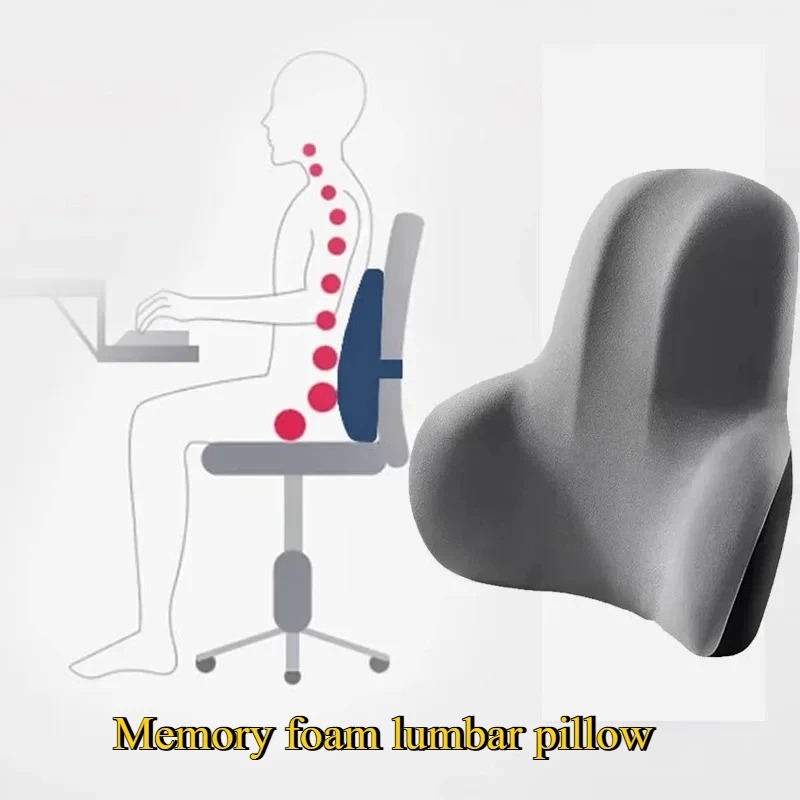 2025 Upgraded Orthopedic Memor - Memory Foam Car Neck Pillow Lumbar Support recension och pris