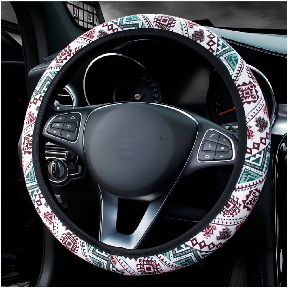 Bohemian Style Linen Car Steer - Car Steering Wheel Cover Anti Slip Breathable recension och pris