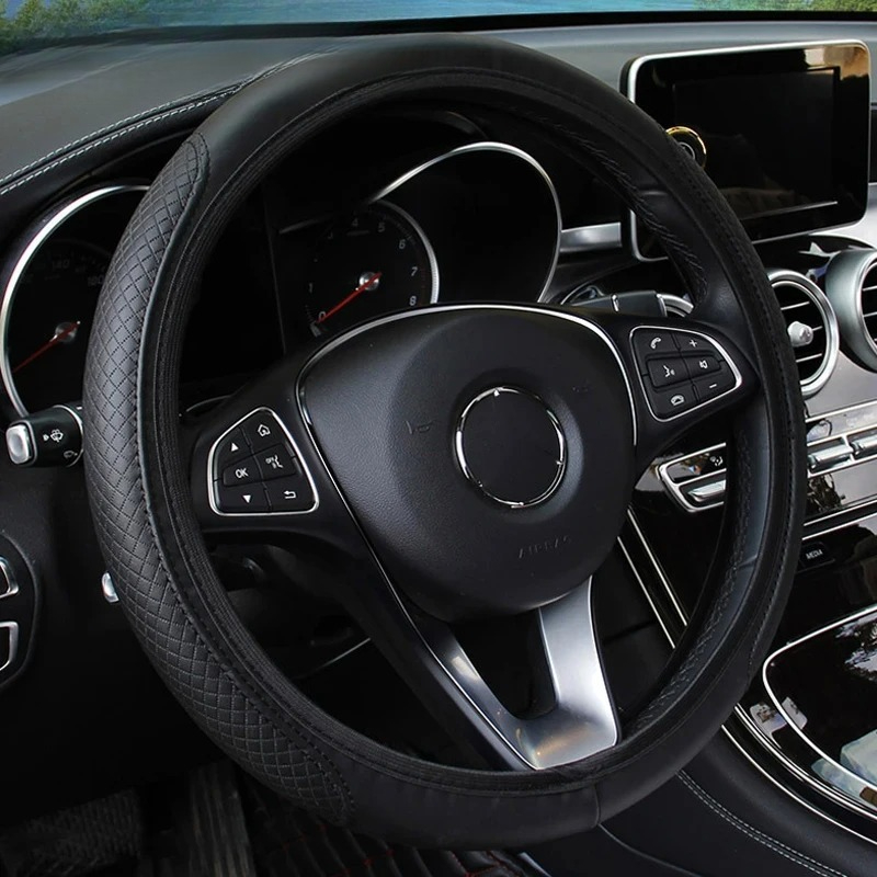 Car Steering Wheel Cover Anti  - Car Steering Wheel Cover Anti Slip Breathable recension och pris
