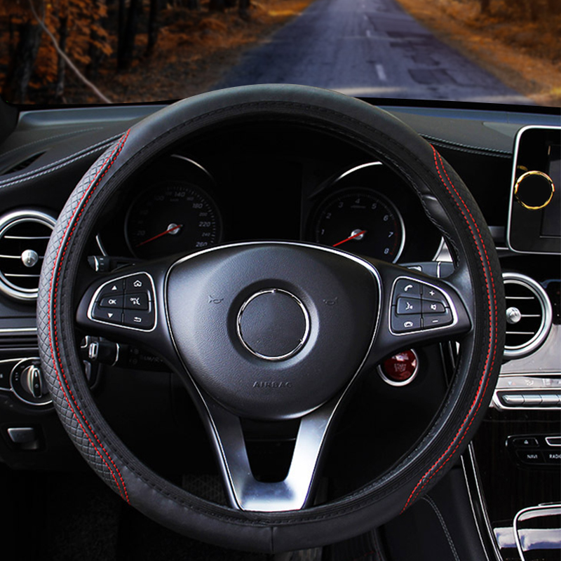 Car Steering Wheel Cover Anti  - Car Steering Wheel Cover Anti Slip Breathable recension och pris
