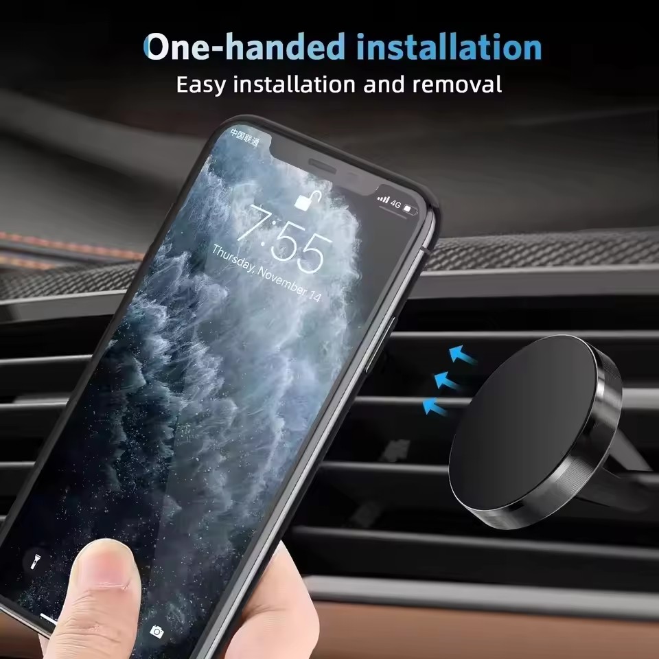 Air Vent Magnet Smartphone Mob - Magnetic Phone Holder For Car Vent recension och pris