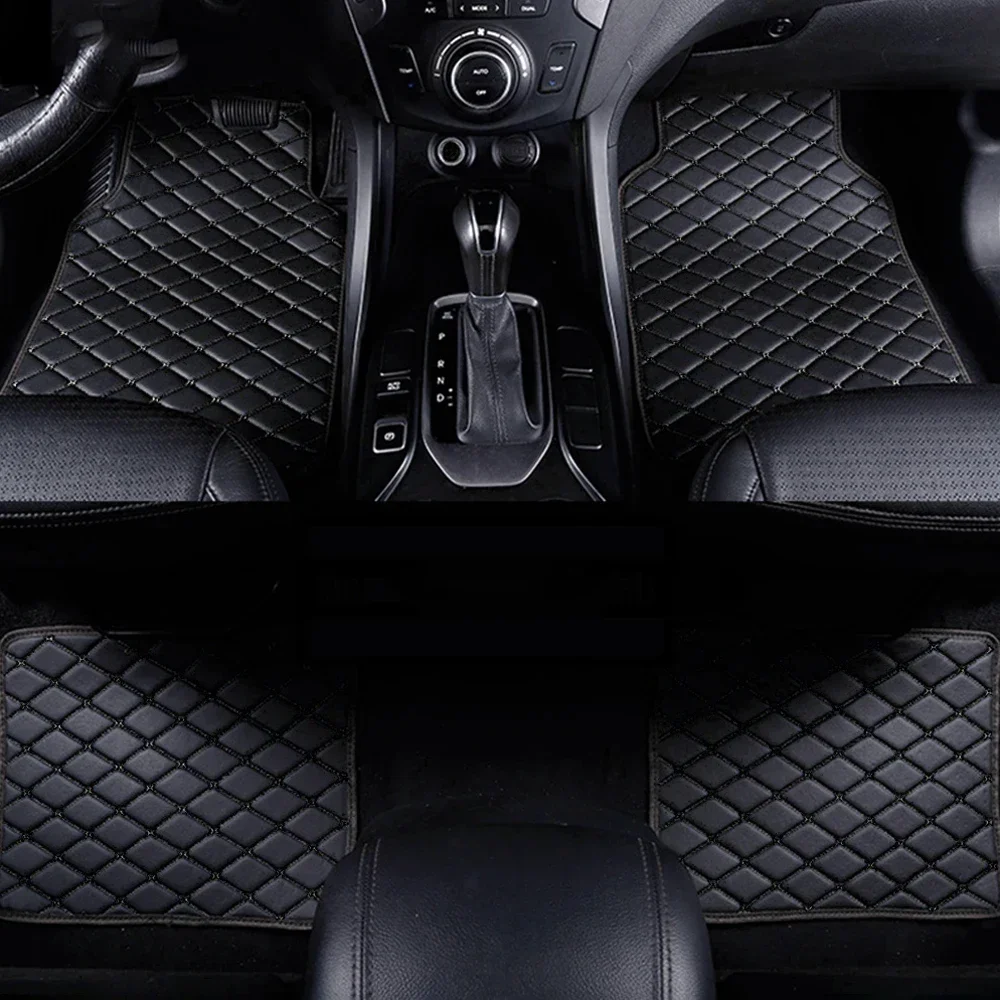 Car Floor Mats 4PCS Universal  - Car Floor Mats Universal Waterproof Leather recension och pris