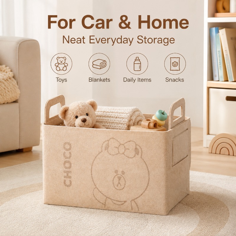 20L Large Felt Trunk Organizer - Car Trunk Organizer Foldable Storage Box recension och pris