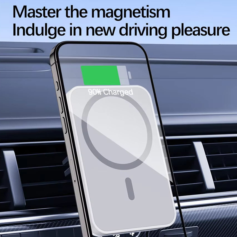 15W Magnetic Car Wireless Char - Wireless Car Charger Mount Fast Charging recension och pris
