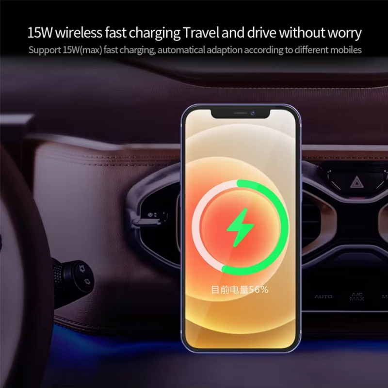 15W Magnetic Car Wireless Char - Wireless Car Charger Mount Fast Charging recension och pris