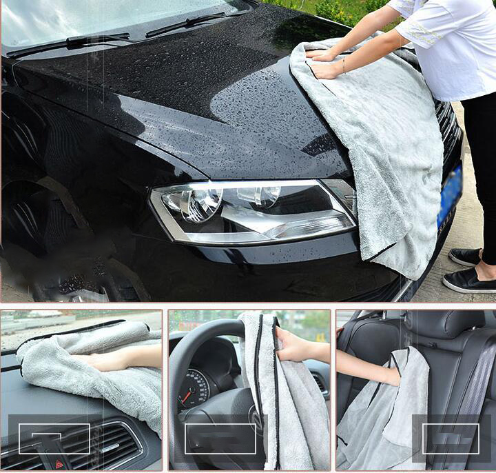 Microfiber Car Wash Towels Dou - Microfiber Car Drying Towel Super Absorbent recension och pris