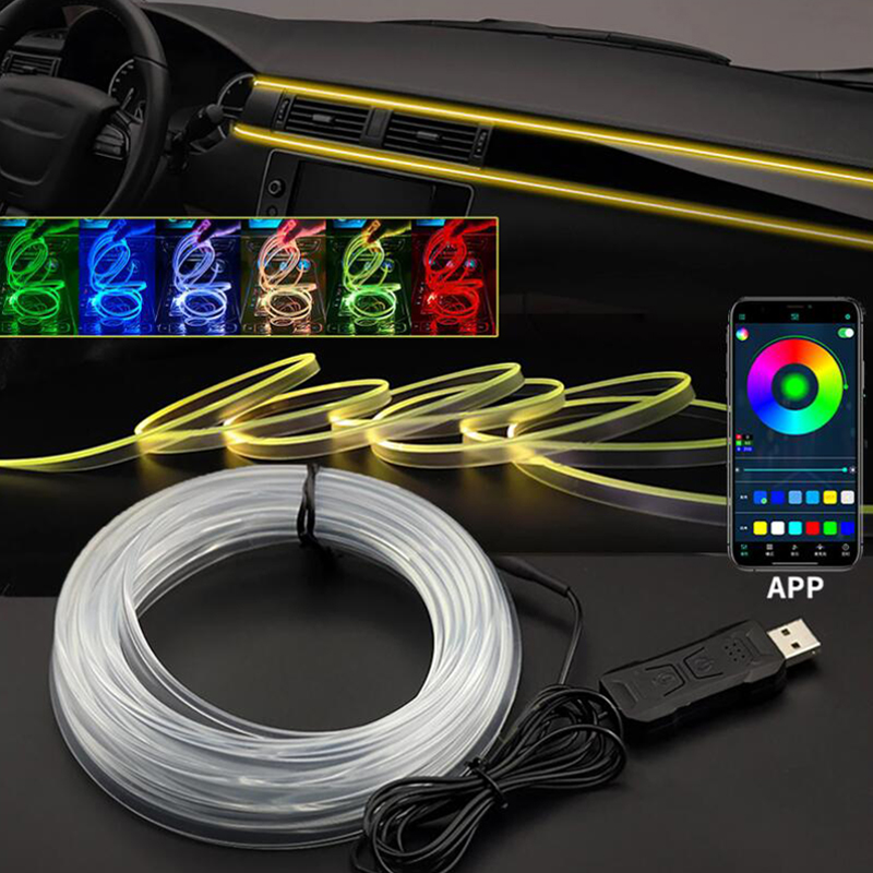 Car Interior Atmosphere Light  - Led Ambient Interior Car Lights App Control recension och pris