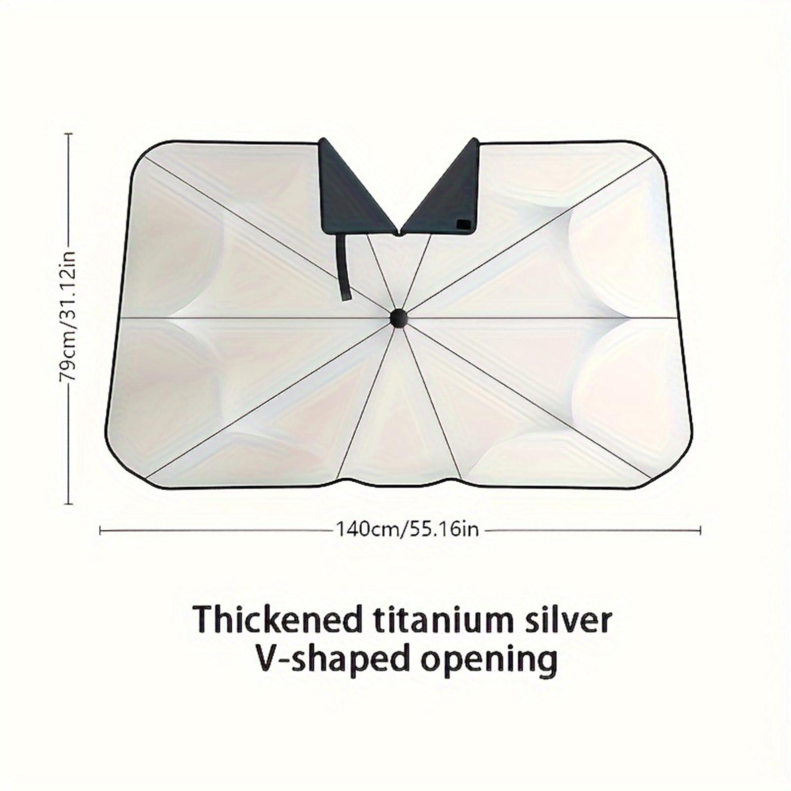 Portable Car Sun Shade Umbrell - Car Sunshade Windshield Umbrella Foldable recension och pris