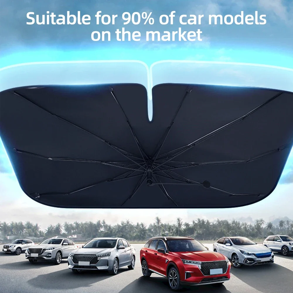 Car Sunshade Umbrella Front Wi - Car Sunshade Windshield Umbrella Foldable recension och pris