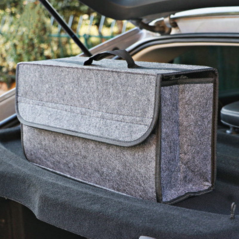 Fireproof Car Woolen Soft Felt - Car Trunk Organizer Foldable Storage Box recension och pris