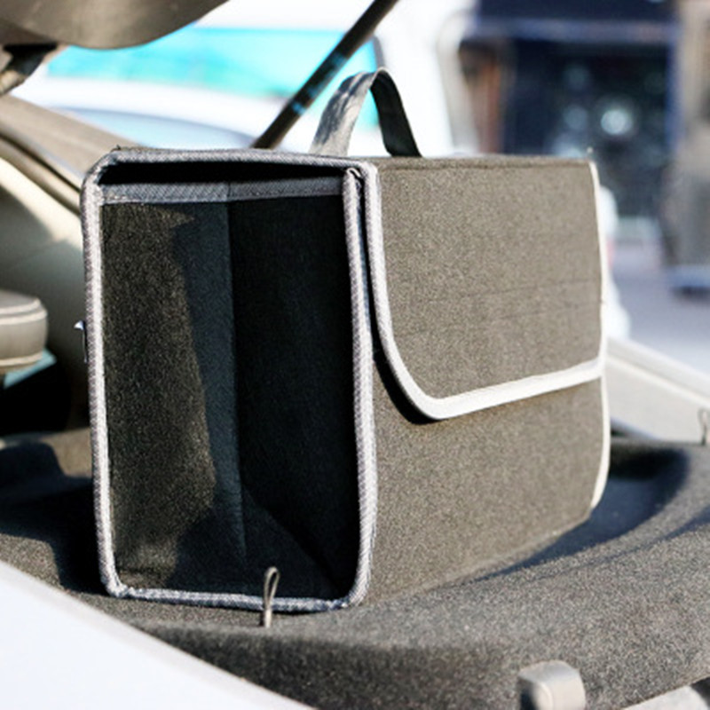 Fireproof Car Woolen Soft Felt - Car Trunk Organizer Foldable Storage Box recension och pris