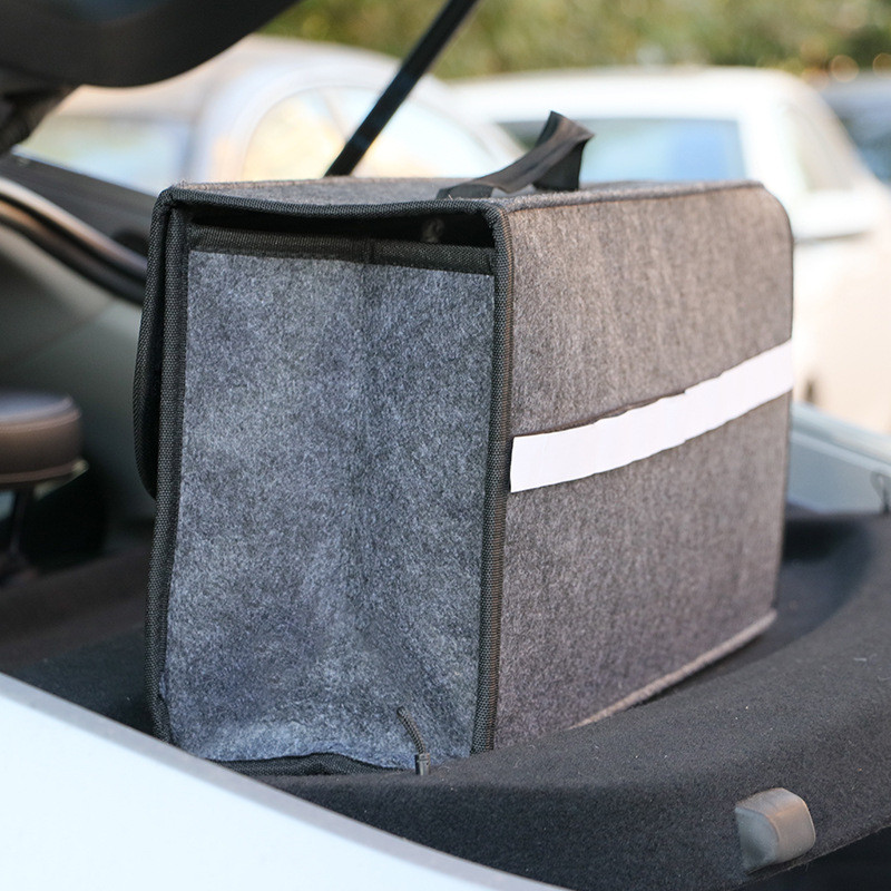 Fireproof Car Woolen Soft Felt - Car Trunk Organizer Foldable Storage Box recension och pris