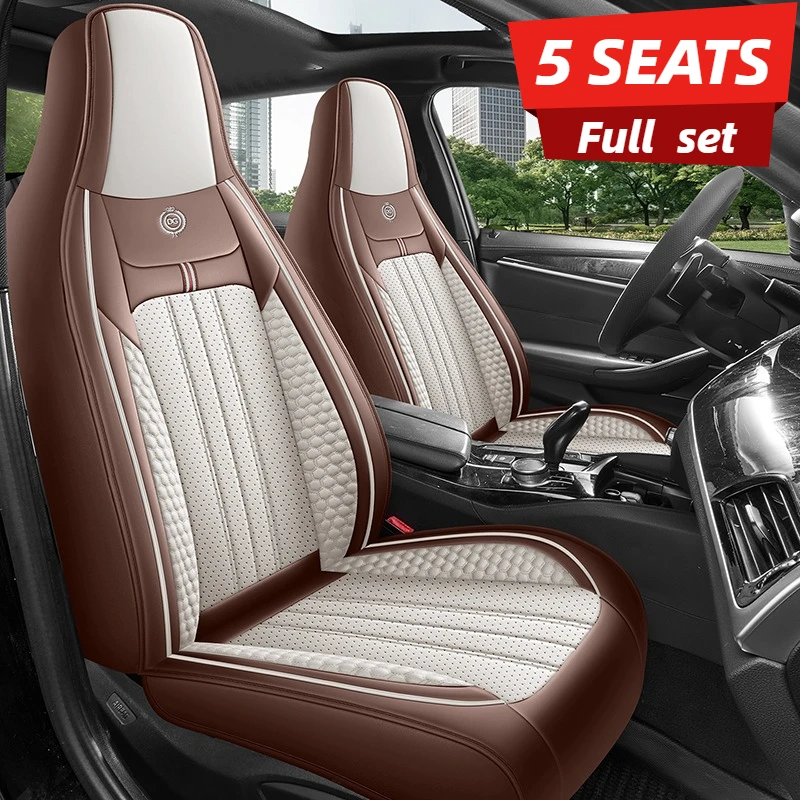 Luxury 3D Full Car Seat Cover  - Leather Car Seat Covers Full Set Universal recension och pris