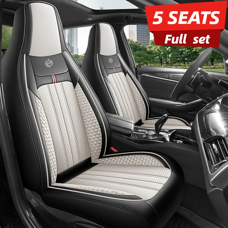 Luxury 3D Full Car Seat Cover  - Leather Car Seat Covers Full Set Universal recension och pris
