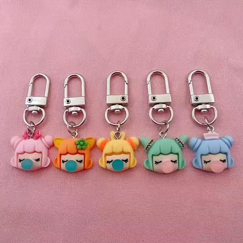 5pcs resin girl keychain, suit - Car Accessories recension och pris