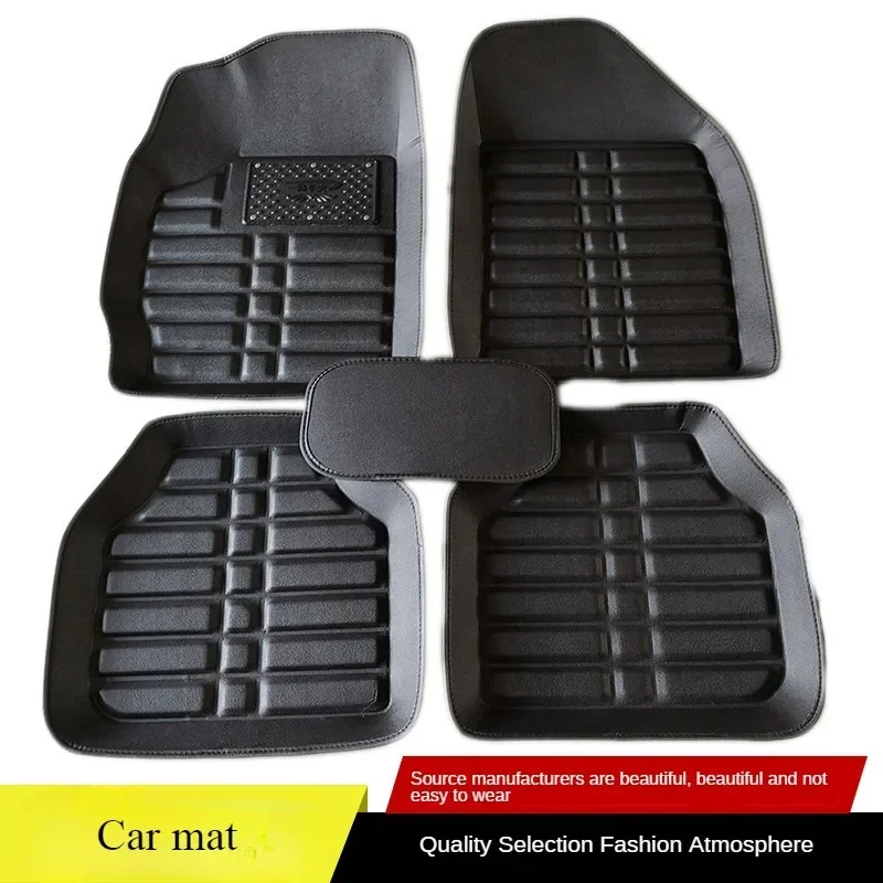 NEW Luxury Leather Car Floor M - Car Floor Mats Universal Waterproof Leather recension och pris