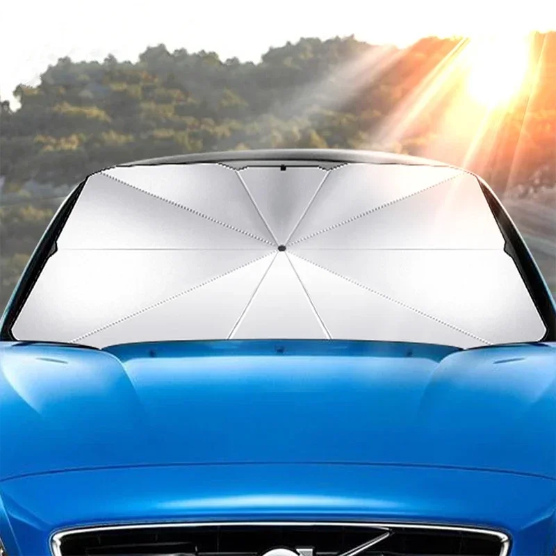 Portable Car Sun Shade Umbrell - Car Sunshade Windshield Umbrella Foldable recension och pris