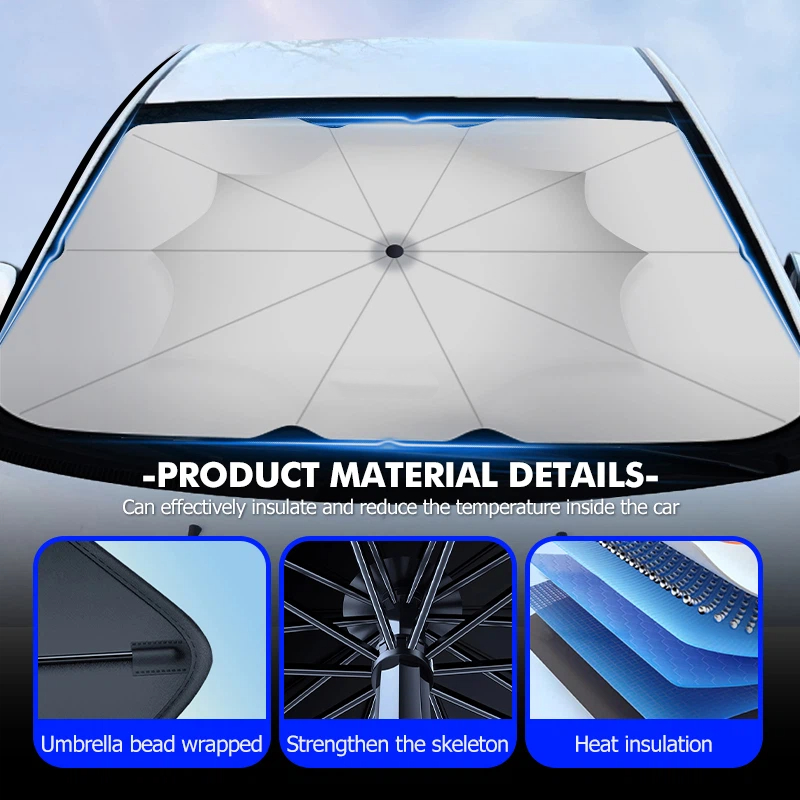 Car Sunshade Foldable Windshie - Car Sunshade Windshield Umbrella Foldable recension och pris