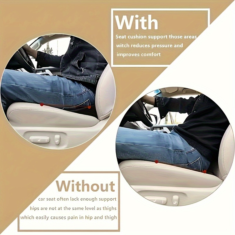 2-in-1 Car Seat Cushion Lumbar - Memory Foam Car Neck Pillow Lumbar Support recension och pris