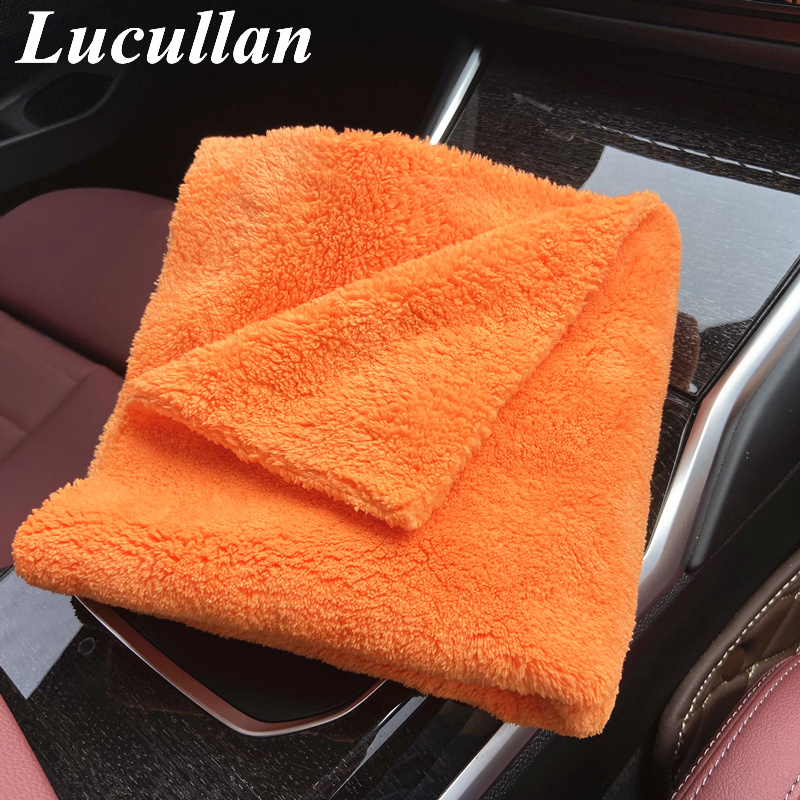 Lucullan 40x40cm Orange Super  - Microfiber Car Drying Towel Super Absorbent recension och pris